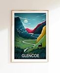 Glencoe Scotland National Park Post