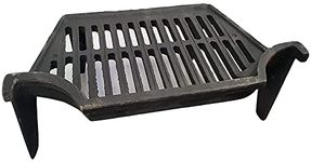 Vintage Decor ® Premium Victorian Classic Cast Iron Fire Grate with 4 Legs for air Flow I Log Coal Fireside Classic | Eco Friendly I to suit 14,16,18 inch 18 Inch Fireplace opening size)