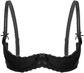 FEESHOW Womens Sheer Lace Lingerie 