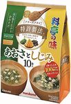 Marukome Freeze Dried Big Ryotei Aosa Seaweed and Shijimi Miso Soup 65 g x 12p