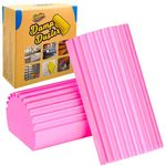 Geeke Pack of 2 Damp Duster, Magical Dust Cleaning Sponge, Duster for Cleaning Venetian & Wooden Blinds, Vents, Radiators, Skirting Boards, Mirrors and Cobwebs,Dust Brush Tools, Gadgets. (Light Pink)