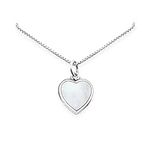 Sterling Silver Heart Necklace, Mot