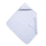 Clair de Lune Marshmallow Baby Hooded Towel - 70 x 70 cm (White)