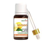 Naturoman Lemon Essential Oil | For Immunity, Digestion, Vitamins, Energy, Anti-Microbial | Suitable for All Skin Types | Natural & Pure | Pack of 1 | 15 ml