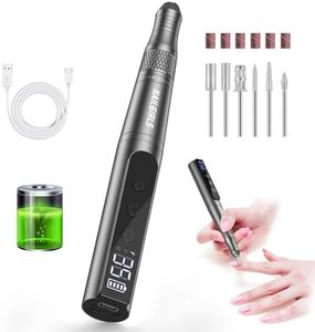 Nail Drill NAILGIRLS Professional Nail Drill for Acrylic Nails Gel, Rechargeable Electric Nail Drill 35000 RPM, Adjustable Speed E File for Nails for Beginners