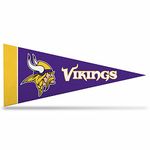 NFL Minnesota Vikings 8-Piece 4-Inch by 9-Inch Classic Mini Pennant Décor Set