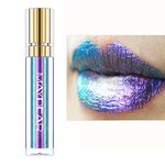 Maydear Chameleon Lipstick Durable Waterproof Colorful Diamond Shimmer Lip Gloss for Women Girls Makeup Set