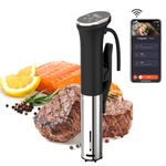 Karinear Sous Vide Machine WIFI, Sous Vide Cooker 1100W Cooking Machine with LED Stainless Steel Precision Cooker Immersion Circulator