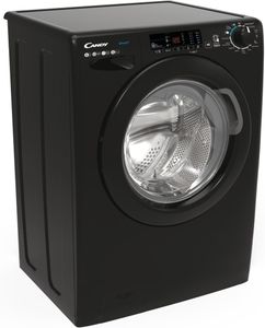 Candy 8kg Washing Machine – Black Front Load Laundry Appliance