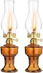 2 Pcs Chamber Oil Lamps for Indoor 