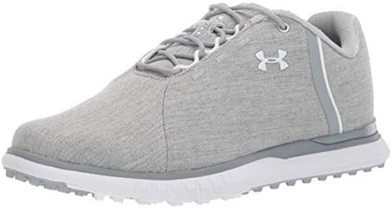 Under Armour Fade SL Sunbrella, Women’s Golf Shoes, Grey (Overcast Gray/Steel/White (100) 100), 6 (40 EU)
