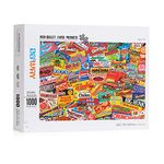 DEFWAY 1000 Pieces Jigsaw Puzzles for Adults - Cute Candy Wrapper Paper Jigsaw Puzzles, Free Time to Relax Entertainment Puzzle 75 * 50cm (07)