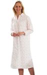 Champion Blue Sea Womens Wyncette Cotton Nightdress-Pink-WX/16-18 38-40