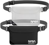American Logic NASA Waterproof Waist Pouch, AirLock™ Seal, IPX8 Certified (2 Pack)