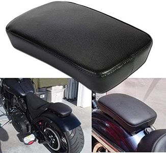 OSAN Leather Pillion Pad 6 Suction Cup Rear Passenger Seat for Harley Custom Bikes