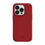 Incipio Duo for MagSafe Series Case for iPhone 14 Pro, 12-Ft. (3.7m) Drop Defense - Scarlet Red/Black (IPH-2037-SCRB)