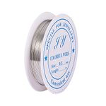 PH PandaHall 7m 0.5mm Craft Wire for Jewellery Making, Iron Jewellery Wire Tarnish Resistant Beading Wire Silver Craft Jewelry Wire for Jewelry Making Supplies DIY Crafting, 25 Gauge