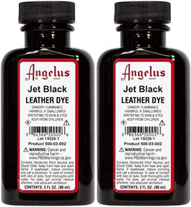 Angelus Leather Dye Jet Black - 2 Pack