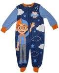 Blippi Deluxe Boys/Girls Toddler Onesie, Sleepsuit Age 3-4yr Blue/Orange