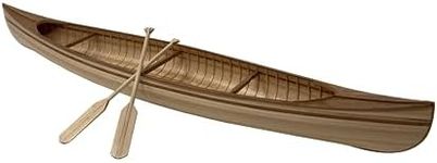 Midwest 982 - Peterboro Canoe 1:12 - Wooden Boat Model Building Kit for Adults 15.75" Long - DIY Woodcraft Self Assembly -Wood Model Starter Kit