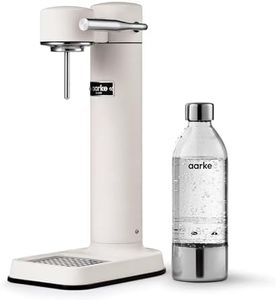 Aarke Carbonator 3, Sparkling Water Maker with Water Bottle, Matte White Finish