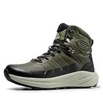 NORTIV 8 Men's Hiking Boots Waterproof Outdoor Trekking Boots,Size 9.5,Army Green,SNHB241M