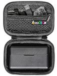 Water Proof Storage Box for DJI Mic Kit Double Layer Bag PU Microphone Travel Pouch Handy Soft Anti- Dust with Travel Hike Hook + Lanyard Holds Dual Mike Set, Cable, Fur- 5 Years Warranty (Carry Case)