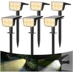 Solar Spot Lights Outdoor: 6 Pack S