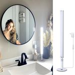 LED Vanity Lights for Mirror, Ultra bright/RA90/6000k/Dimmable LED Makeup Lights, Height Adjustable 12V Fill Light for Mirror, for Make up, Selfie, Photography, Video Recording Conference Lighting…