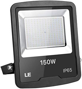 LE Foco LED Exteriores, 150W Equivalente 400W SAP Blanco frío 6500K, 12000 lúmenes, Resistente al agua IP65, Proyector Floodlight Luces para Almacenes, Parking, Jardines, etc.
