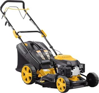 Nemura Tondeuse Thermique Autotractée 146cm3 à Essence pour Pelouse - Fonction Mulching - Hauteur de Coupe 7 Positions - Démarrage Facile - Outillage Jardin - Marque Française