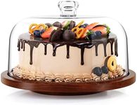 Cake Stand with Acrylic Dome, Rotat