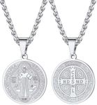 U7 Stainless Steel Saint Benedict M