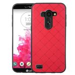 ELISORLI Compatible with LG G Vista VS880 Case Rugged Thin Slim Cell Accessories Anti-Slip Fit Rubber TPU Mobile Phone Protection Full Body Silicone Soft Bumper Grip Cover for G Vista Women Men Red