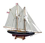 Hampton Nautical Bluenose Sailboat, 17"