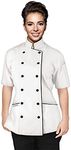 Short Sleeves Tailored Fit Chef Coa