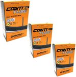 Continental Race 28 700 x 25-32c Bike Inner Tubes with Presta 60mm Valve, Black PACK of 3