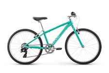 Raleigh Bikes Alysa 24 Kids Flat Bar Road Bike for Girls Youth 8-12 Years Old, Teal