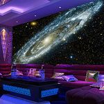 Custom Any Size Large Wall Mural, Galaxy Starry Nebula Ceiling Murals, High Rresolution Vivid Image KTV Bar Living Room Sofa Bedroom Backdrop Wallpaper Painting-157.5x110.3 inches (WxH)