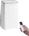 GarveeHome Portable Air Conditioner 14,000 BTU, 3-IN-1 Quiet AC Unit, Cools Rooms Up to 750 Sq.Ft., Built-in Dehumidifier, Fan, Sleep Modes, 24H Timer, Exhaust Hose & Window Kit, White