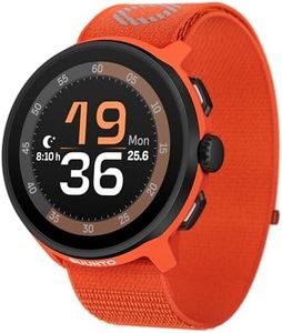 SUUNTO Run GPS Running Watch, 1.32" AMOLED Touch Screen, Lightweight, Multisport, Activity Tracker, Accurate GPS, Running, 12-Day Battery Life, 4GB Offline Music (Textile Strap, Orange(Textile))