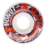 Donut Skate Co. 52mm - 97a Dragon Skateboard Wheels for Tricks, Skateparks, Street Skating, Cruising, Wear Resistant, Set of 4