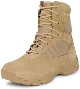 Mikaasa Force 002 Military And Tactical Boots For Men (Numeric_11), Beige