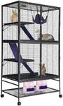 Metal Small Animal Cage, 64 in h Fe