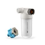 WaterScience Washing Machine Filter for Hard Water | Hard Water Softener with Hose Adapter | Tap Filter for Dust & Sediments | Replaceable Cartridges| 1Y Warranty - IRIS WMF 325