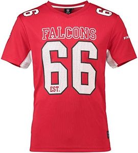 Fanatics Atlanta Falcons Majestic NFL Players Poly Mesh Tee/T Shirt Red - L