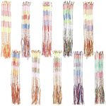 100 Pack Friendship Bracelets Bulk for Party Favors, DIY Arts and Crafts, One Size (Assorted Colors)