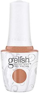 Gelish Nail Polish, Copper Dream, Copper Metallic, 15 ml