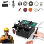 Mini Multifunctional Table Saw, 2025 New Desktop Electric Saw Cutter, Portable Liftable for Wood Cutting, 16MM Adjustable Cutting Depth, 7 Speed Adjustable Power Supply (with Flexible shafts)