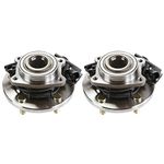 AutoShack Front Wheel Hub Bearing Pair of 2 Driver and Passenger Side Replacement for 2008-2011 Chrysler Town & Country 2008-2011 Dodge Grand Caravan 2009-2012 VW Routan 3.3L 3.8L FWD 5-Lug HB613275PR